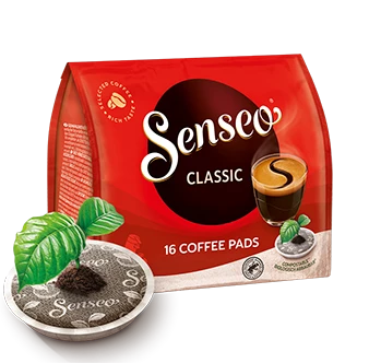 Senseo Milka Choco Pads set of 4, chocolate drink, 4 x 8 pads